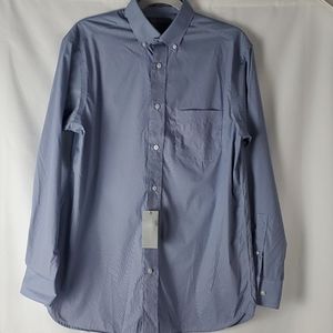 Daniel Cremieux Performance blue check long sleeve button-down shirt size Small
